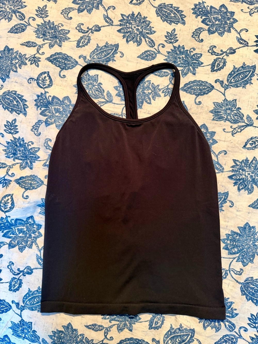 Athleta Navy Racerback Tank Top
